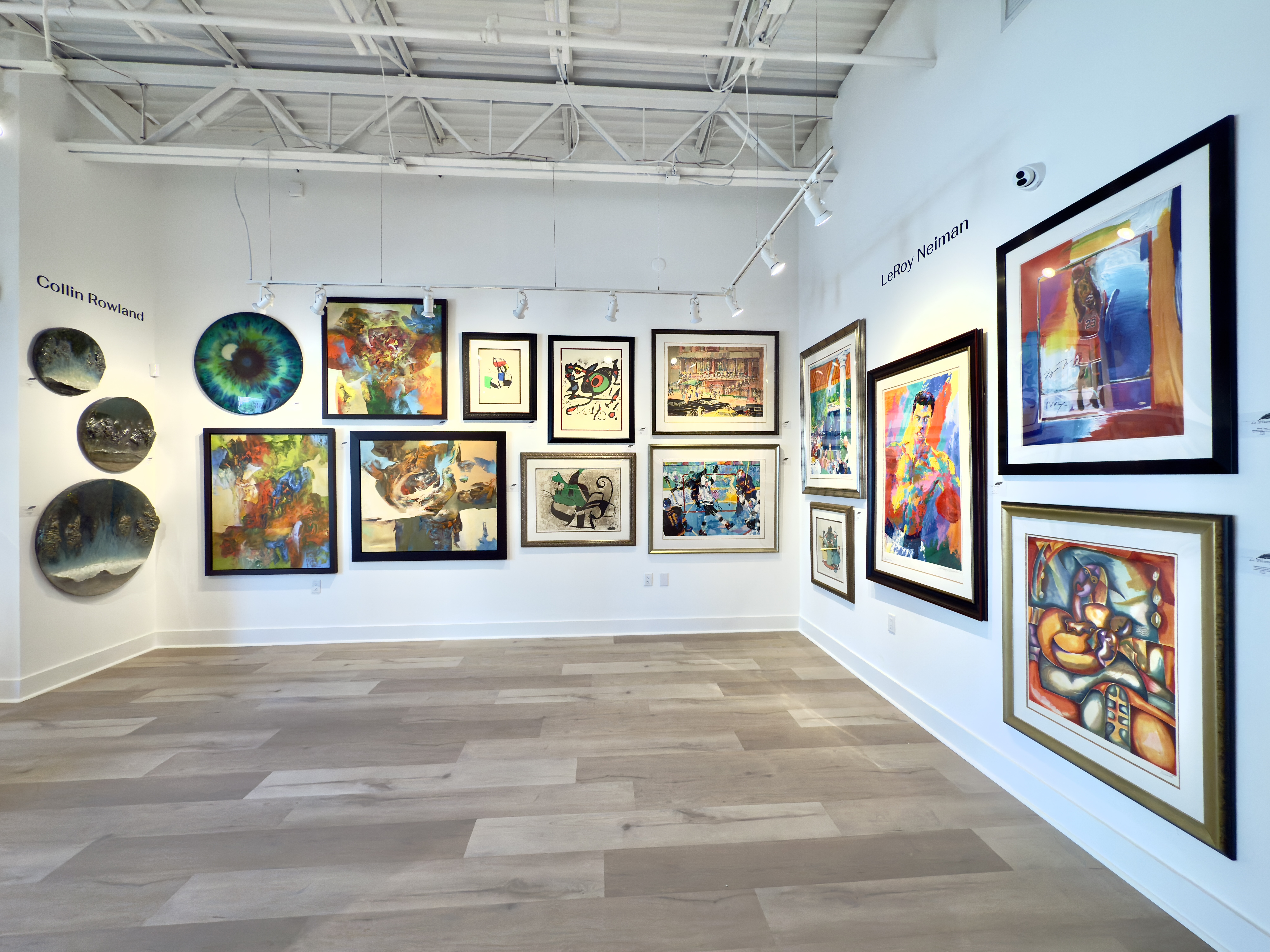 Gallery installation detail