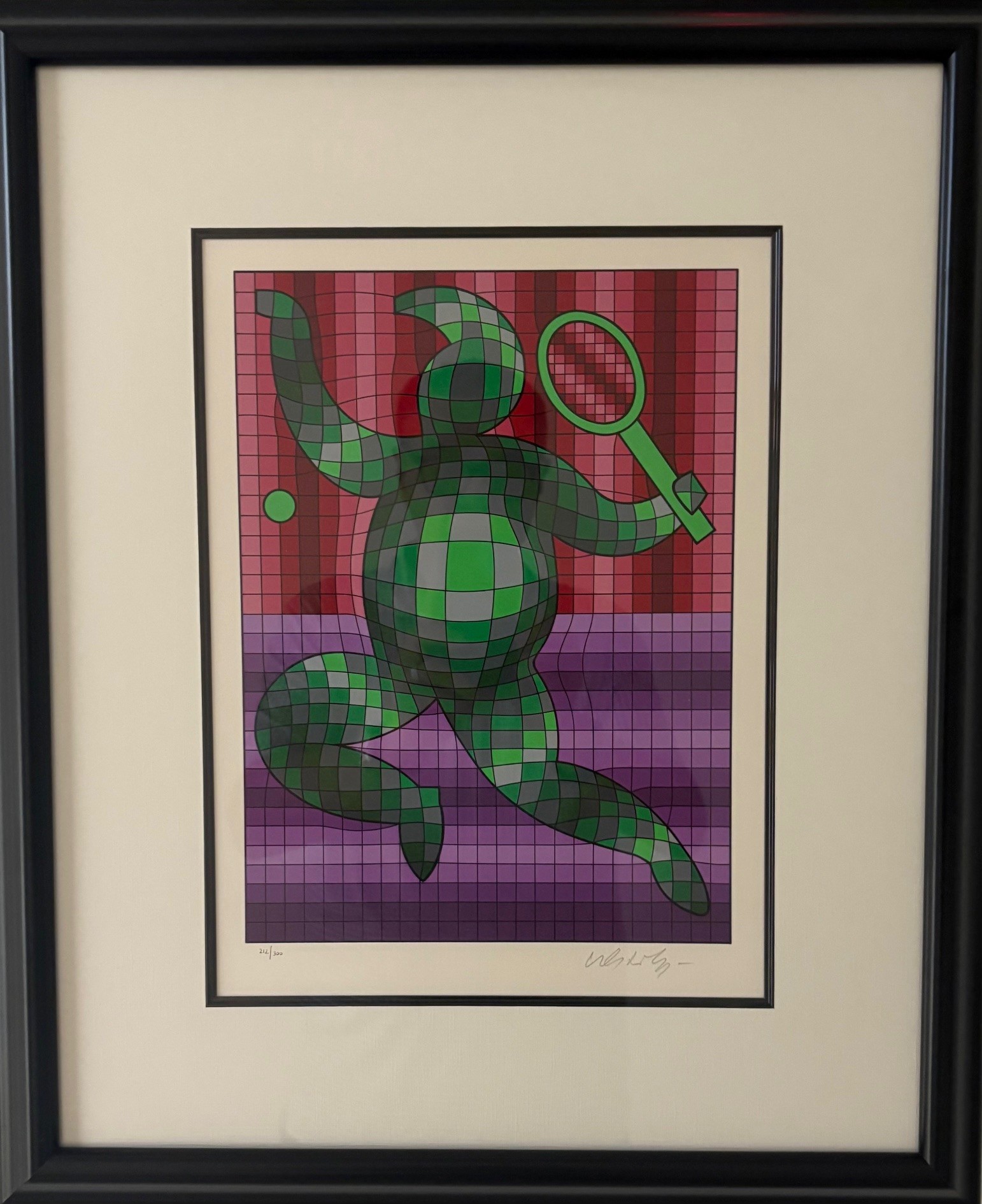 Tennis by Victor Vasarely