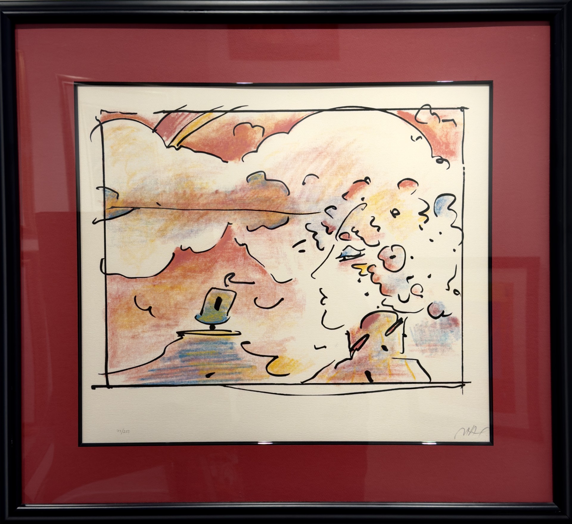 Friend With Sailboat by Peter Max